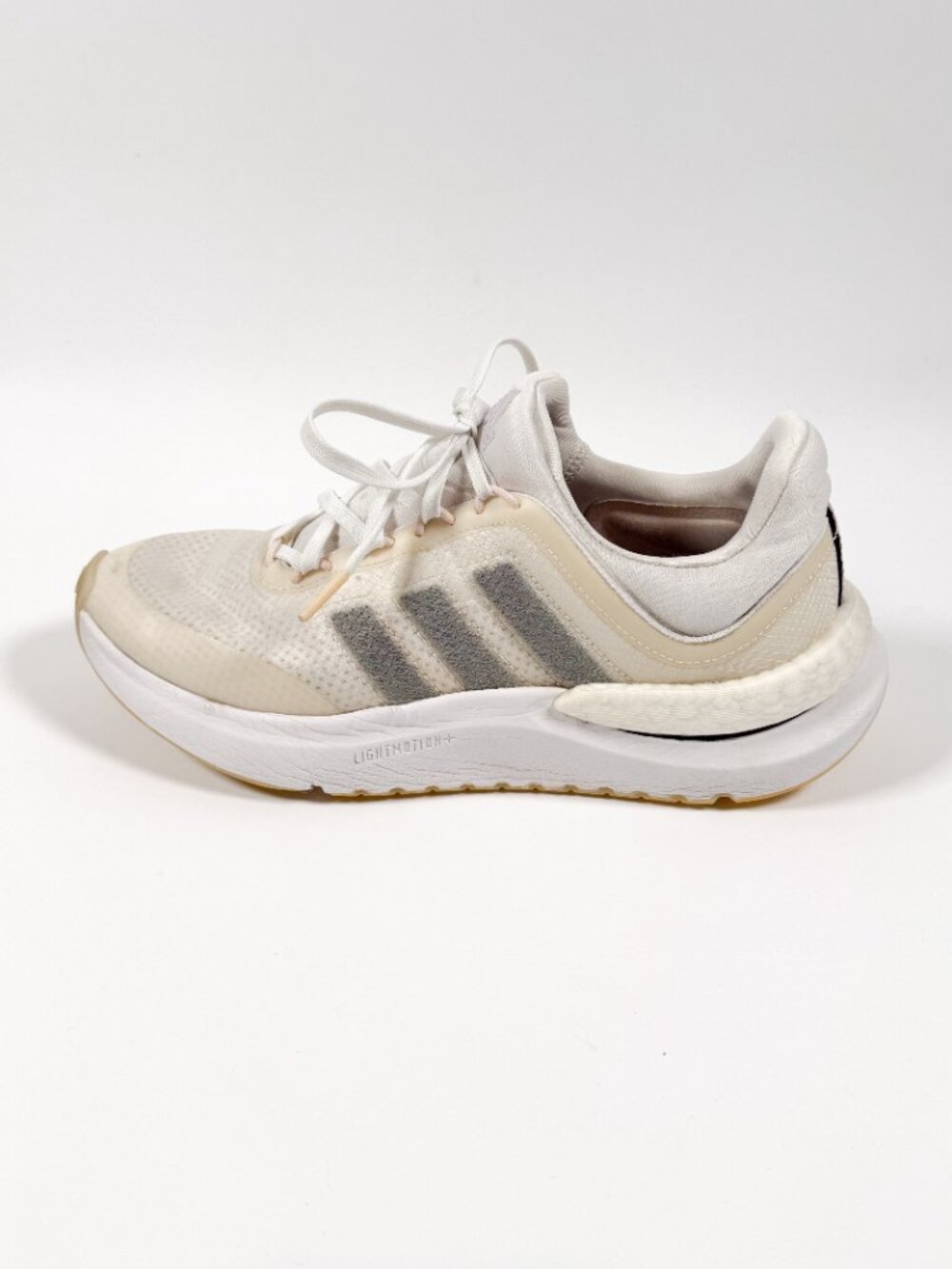 Adidas Lightmotion Cloudfoam Women’s 7.5 Running Shoes Cream Grey IY3001